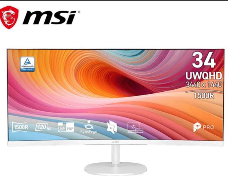 ? MSI PRO MP341CQW E12 34吋曲面螢幕 ?