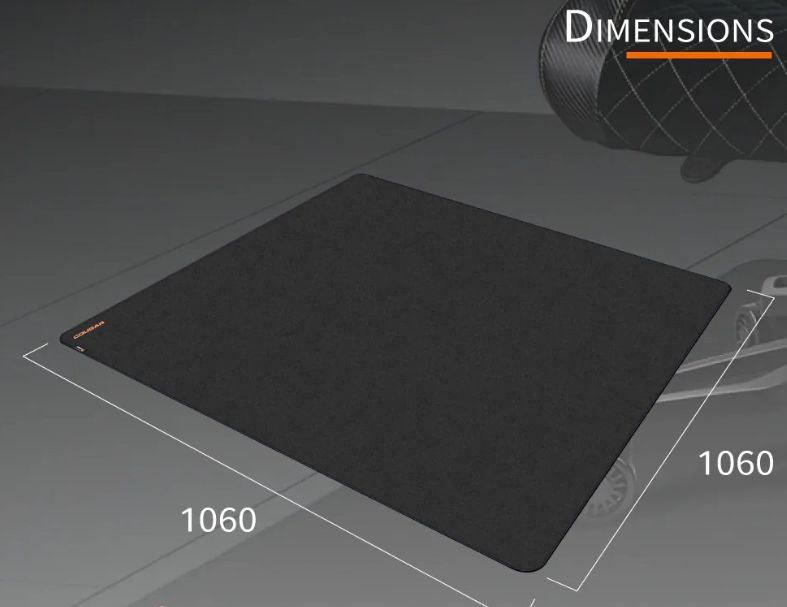 COUGAR 美洲獅 COMMAND S 電競地墊 高強度布料 多層塗層技術 降低椅輪噪音 耐磨損