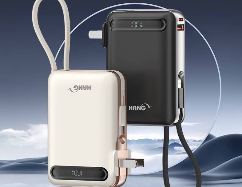 HANG-AC2自帶插頭10000mAh行動電源(BSMI+3C認證) 可帶到中國