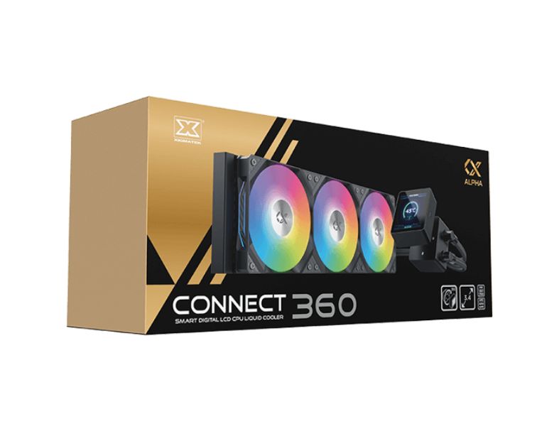 CONNECT 360 數位顯示一體式水冷 (黑/白)