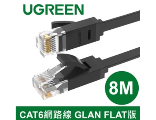 UGREEN綠聯－CAT6網路線 GLAN FLAT版 1