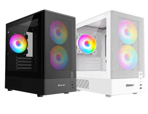 艾納爾AINAR X02 Crystal M-ATXR 機殼 黑色 / 白色