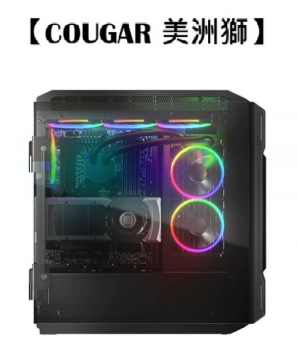 【COUGAR 美洲獅】GEMINI T PRO 雙側開機殼