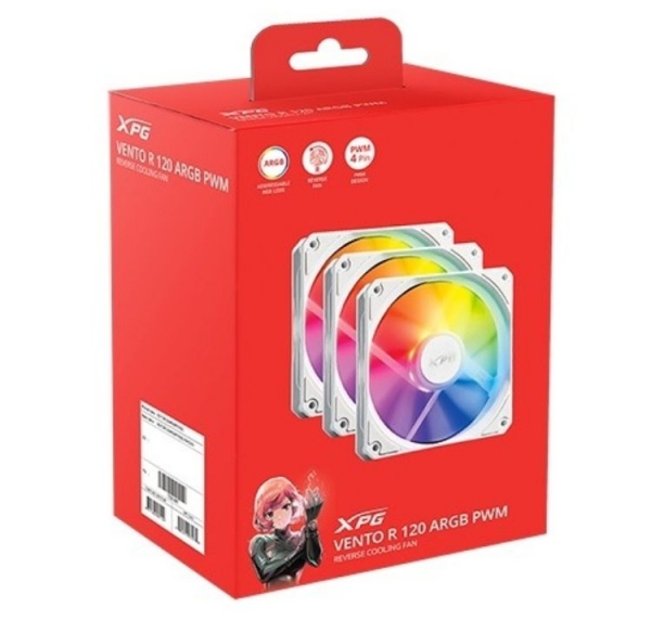VENTO 120 ARGB PWM(白) 