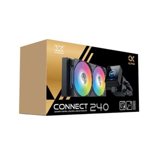 CONNECT 240 Arctic 數位顯示一體式水冷 (白/黑)