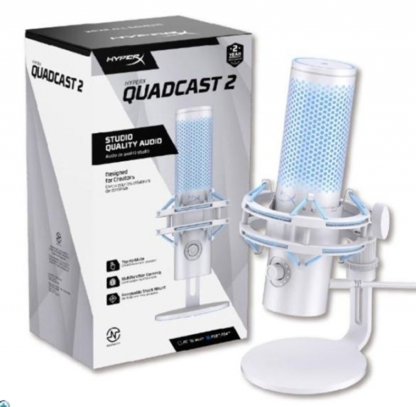 HyperX QuadCast 2 - USB 電競麥克風 遊戲麥克風 直播麥克風 實況麥克風