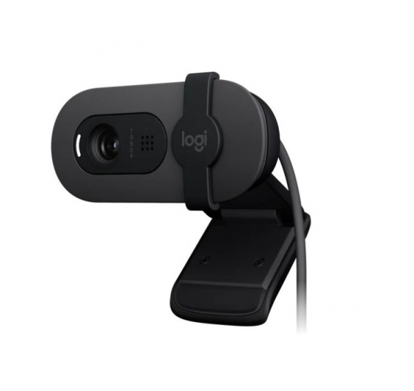 羅技商用 VC Brio 105 商務網路攝影機-石墨灰