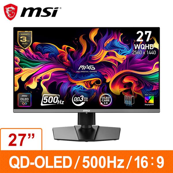 MSI MAG 272QP QD-OLED X50（26.5吋）