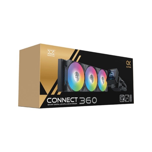 CONNECT 360 數位顯示一體式水冷 (黑/白)