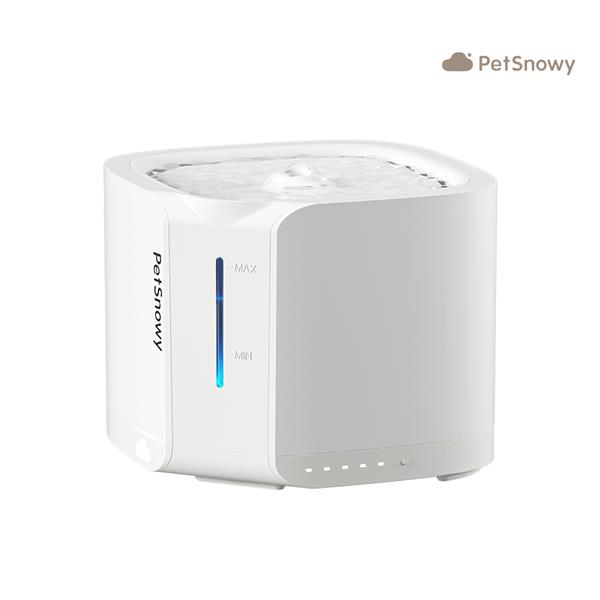 SNOW 寵物智能飲水機 咖白 / 奶白 -極光藍 